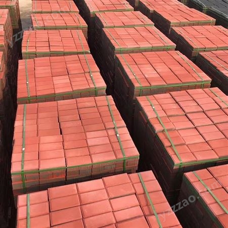 黄冈彩色路面砖 环保彩砖生产商 彩色陶土砖厂家报价-记中工程