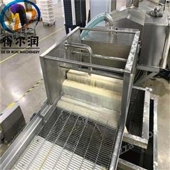 2021新型淋浆机 全自动食品上浆机 间隙可调 可拆卸易清洗 得尔润