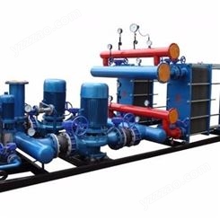 空压机热能利用 水冷板管式换热器热水工程 换热机组厂家批发
