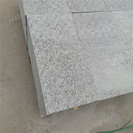 光面花岗岩芝麻灰规格板安装 灰色成品毛光板定制 石材加工厂 铭安石业