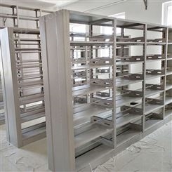 图书馆书架 档案室单双面书架 加厚钢制书架可定制 生产厂家