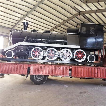 信晟达复古火车生产厂家 创意蒸汽火车头摆件