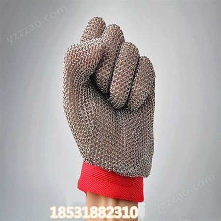  不锈钢材质防切割手套 防切割钢环手套