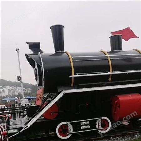 信晟达大型复古火车头 景区蒸汽火车头厂家 造型精美