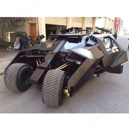 信晟达定做大型仿真黑暗骑士车模型 编蝠侠战车模型摆件 黑武士车