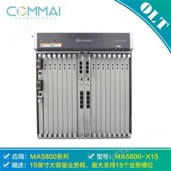 MA5800-X15 19英寸IEC大规格OLT业务框H901BPIB