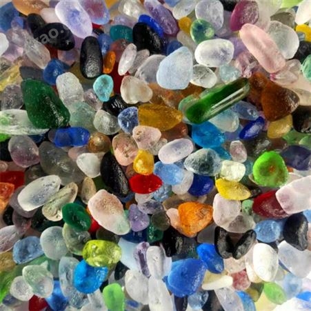 厂家 玻璃石 鱼缸装饰 造景箱底砂 玻璃石价格 量大从优