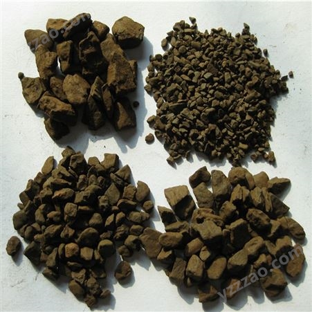 锰砂滤料 地下水处理/工业循环水除铁锰离子豫嵩锰砂滤料价格