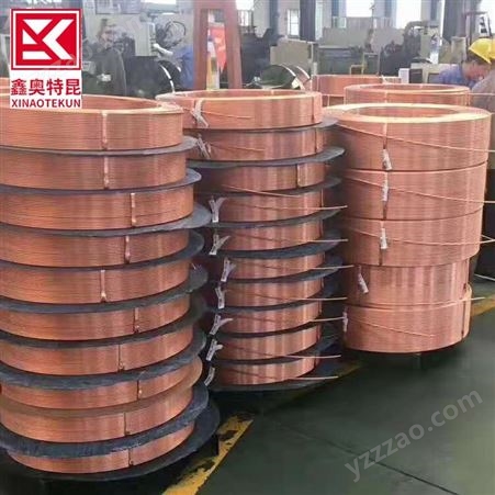 供应铜管  奥特昆紫铜方管 空调制冷用铜盘管 规格多样化