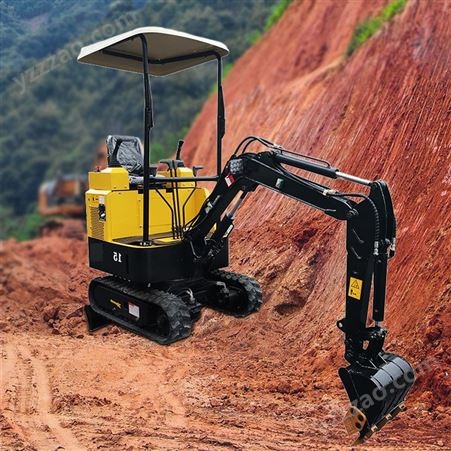 电动小型挖掘机 果园常用1吨挖掘机机型 1万块超微型小挖掘机批发