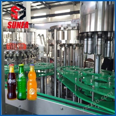 全自动果汁灌装机  饮料灌装机厂家 小瓶酵素生产线 玻璃瓶装饮料生产设备