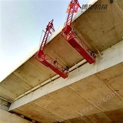 桥梁排水管安装台车 博奥机械 桥梁落水管安装设备