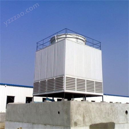 逆流式冷却塔 制作供应 玻璃钢工业型冷却塔 玻璃钢方型逆流冷却塔 