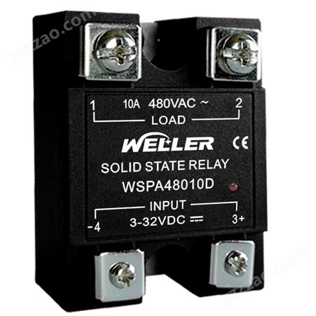 固态继电器WSPA48010D 10A威勒Weller 固态继电器 WSPA48010D 10A 直流控制交流