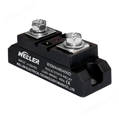 固态继电器WSMA480400D 400A威勒Weller 400A单相交流固态继电器WSMA480400D 直流控制交流