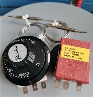 进口韩国彩虹温控开关rainbow旋钮可调式温控器TS080SB TS080SR