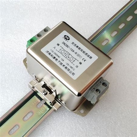 HK和康电子220V电源滤波器抗干扰两级共模电路过滤端子台接线