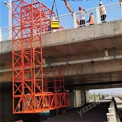 电缆支架安装 桥梁侧面施工设备 带吊机 载重2吨 博奥SJL