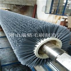 专业生产抛光磨料丝毛刷辊 供应清洗磨料刷 工业钢丝毛刷