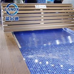 电动泳池盖 户外泳池专用 遮阳防尘安全防护 蓝尔迪厂家批发 PC自动盖 一键操作