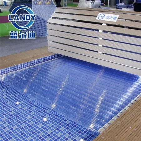 游泳池电动盖 蓝尔迪 别墅泳池电动盖板 伸缩盖隐藏式活动草坪盖板