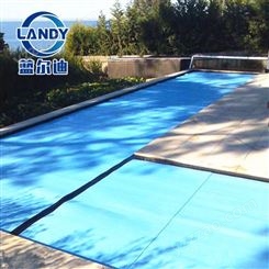 泳池保温方法 游泳池防尘保温膜 材质轻 铺展方便 蓝尔迪