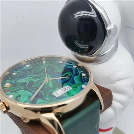 时间之旅  绿色优雅 黑色霸气 情侣手表 电波表 大表盘全自动对时手表