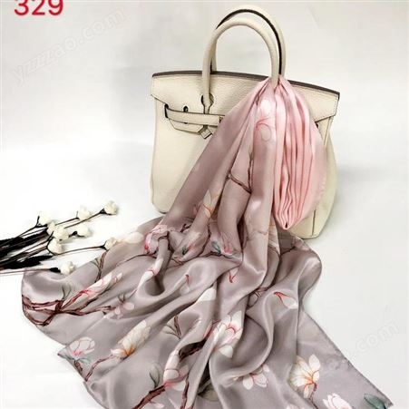 外贸真丝丝巾杭州真丝丝巾品牌排行榜下单送礼品越缇美