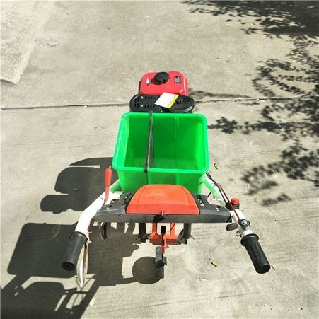 小型手扶式耘播机 柴油动力播种施肥机 农用单链轨开沟耘地机