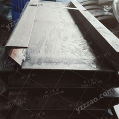 加工定制刮板机中部槽 锰板40T中部槽 铸铁中部槽