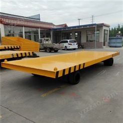 牵引平板拖车 雨棚围栏式挂车 20吨钢厂物料搬运车