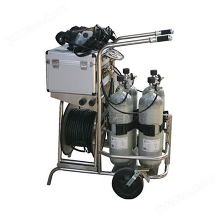 放哨人移动供气源小推车式呼吸器  CGKH4-2  2个9L气瓶 或4个6.8L气瓶 长管呼吸器