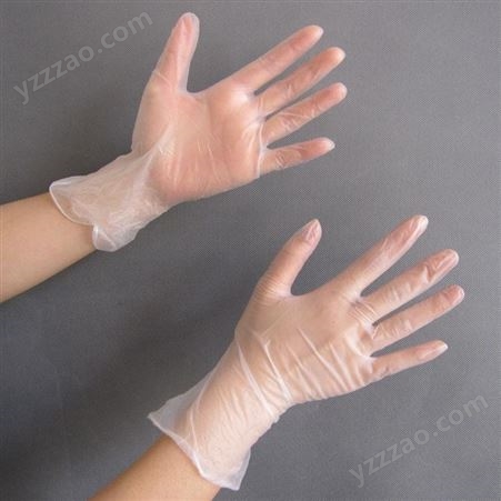 生产商 玉手PVC手套价格 内销出口手套白板 防护型一次性PVC手套