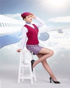 鸿利达  2020新款空姐服 机场航空 铁路制服厂家