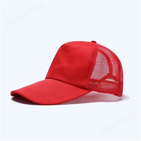 网状透气鸭舌帽子定制户外运动遮阳帽子厂家定做广告帽子印logo