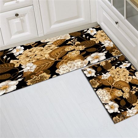 厨房地毯CFDT02 防油家用 免洗可擦长条地垫 45~120CM 辰坤