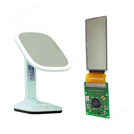 LED化妆镜子台灯多功能学习照明带万年历温度液晶显示屏PCB电路板