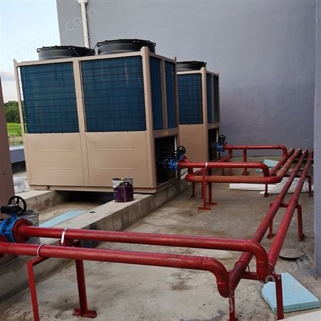 复叠式高温 空气能热泵机组 电镀热泵 坤辉产业
