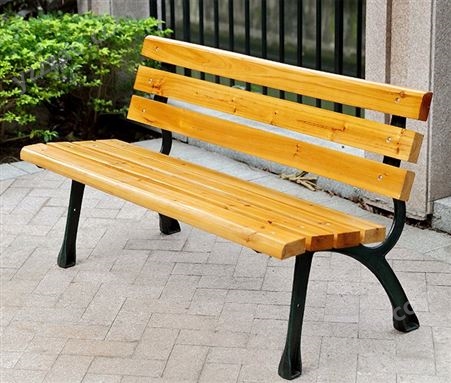 园林广场座椅批发  定制实木户外长椅 公园椅  室外公园休闲椅价格