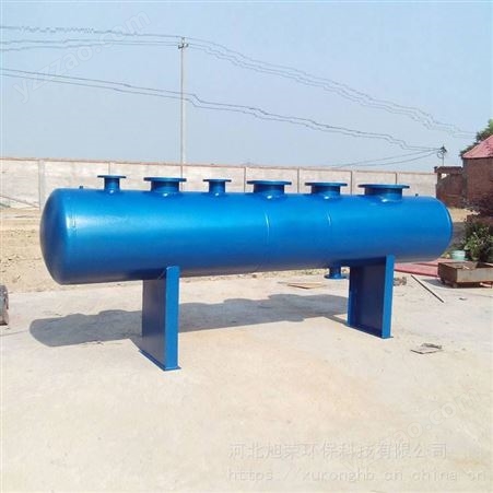 定西碳钢衬塑暖气分集水器 自来水管道分水器 不锈钢分集水器