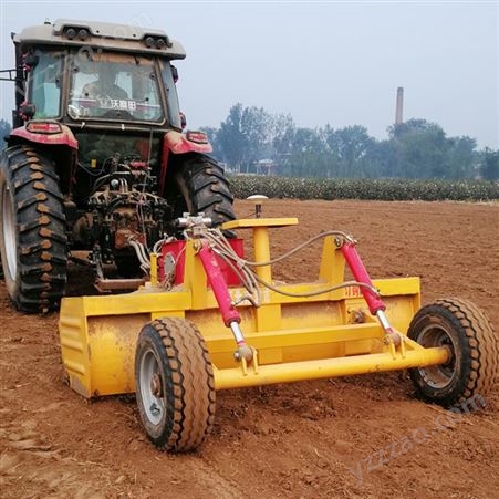 土地耕整激光平地机 拖拉机牵引式土壤平整机 大面积耕整平机