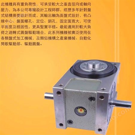 中国台湾赛福80DF凸緣型中国台湾赛福分割器,高速精密间歇分割器,SKD凸轮分割器