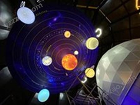 八大行星模型 自然科学馆八大行星演示系统
