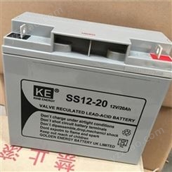 英国KE金能量SS12-20蓄电池UPS门禁路灯风电站消防KE12V20AH蓄电池