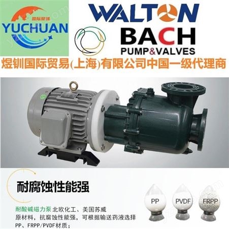 进口耐腐蚀离心泵，进口耐磨离心泵：美国WALTON沃尔顿