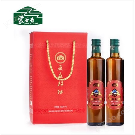 蒙谷香-内蒙古亚麻籽油，内蒙古亚麻籽油厂家，采用*的冷榨技术，冷榨亚麻籽油，贴牌零售