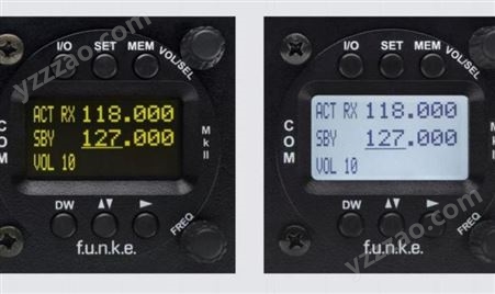 德国直采VHF无线收发器FUNKE甚高频电台ATR833-II-LCD