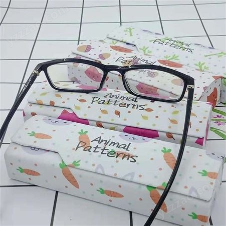 近视眼镜盒 手工眼镜盒 便携防压复古文艺简约ins少女个性眼镜墨镜收纳盒