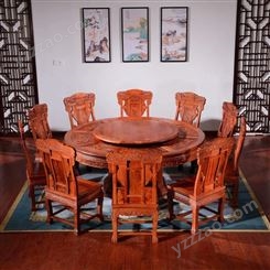 大红酸枝桌凳高价收购 上海红木家具回收