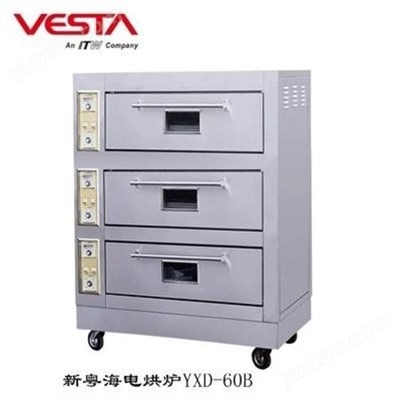 新粤海 YXD-60B三层电烤炉 三层六盘烤箱 面包店电热烘焙设备